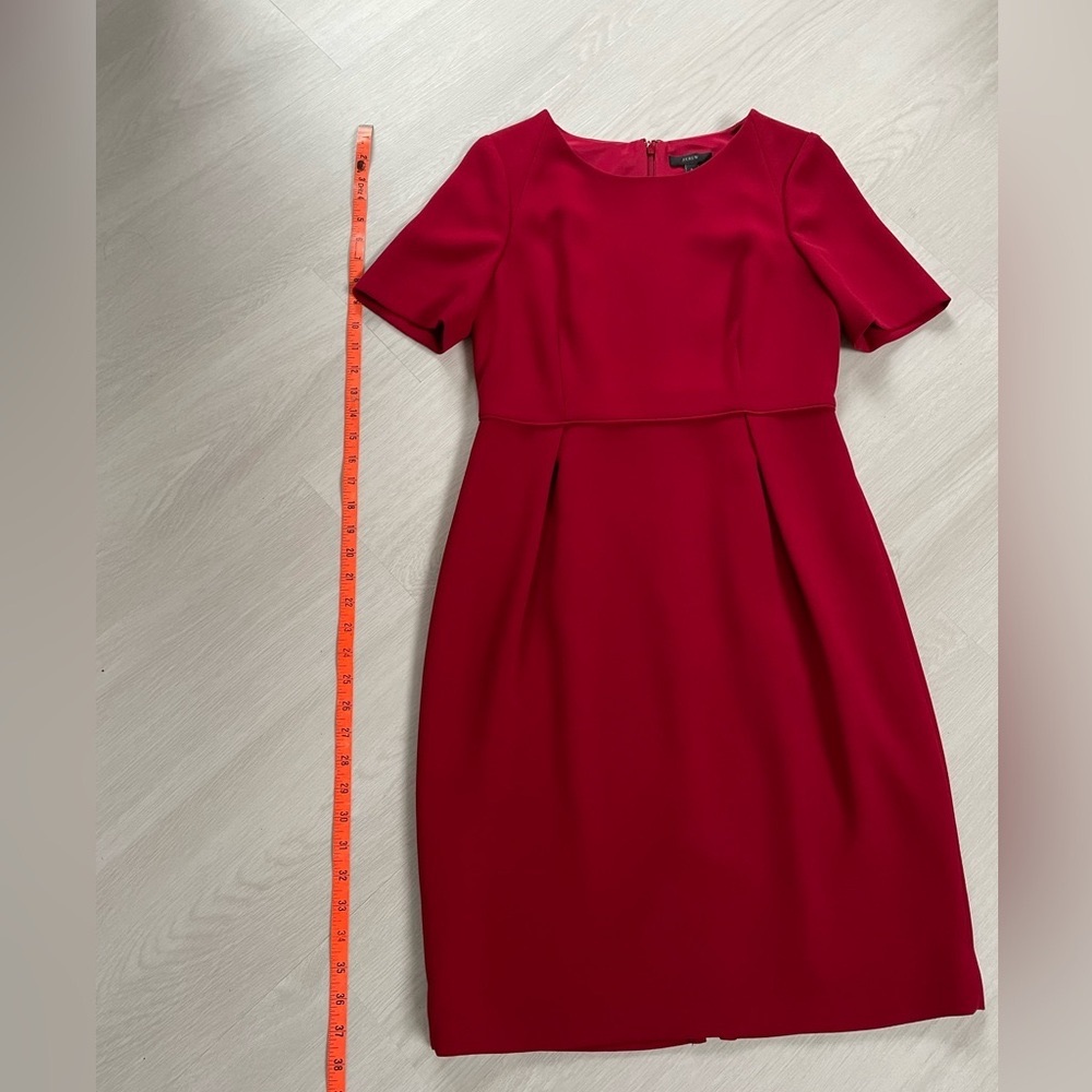 J. Crew Classic red dress, like new condition only worn once